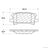 Centric 103.09960 Disc Brake Pad Set - Rear