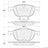 Centric 103.10440 Disc Brake Pad Set - Front