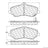 Centric 103.12730 Disc Brake Pad Set - Front