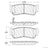 Centric 103.12970 Disc Brake Pad Set - Rear