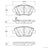 Centric 103.14440 Disc Brake Pad Set - Front