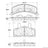 Centric 104.03690 Disc Brake Pad Set - Front