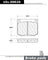 Centric 105.00020 Disc Brake Pad Set - Front