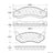 Centric 105.01230 Disc Brake Pad Set - Front