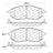 Centric 106.10780 Disc Brake Pad Set - Front