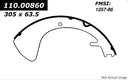 Centric 111.00860 Drum Brake Shoe - Front or Rear