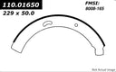 Centric 111.01650 Drum Brake Shoe - Front