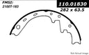 Centric 111.01830 Drum Brake Shoe - Rear