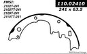 Centric 111.02410 Drum Brake Shoe - Front