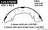 Centric 111.07650 Drum Brake Shoe - Rear