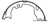 Centric 111.08540 Parking Brake Shoe - Rear