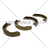 Centric 111.10820 Parking Brake Shoe - Rear