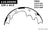 Centric 112.05690 Drum Brake Shoe - Rear