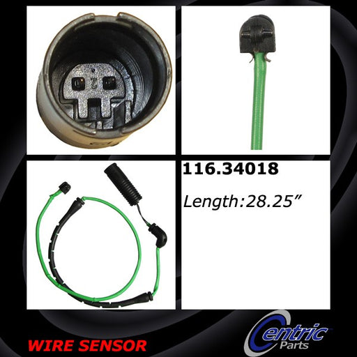 Centric 116.34018 Disc Brake Pad Wear Sensor - Front