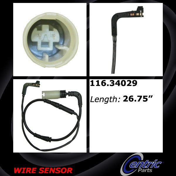 Centric 116.34029 Disc Brake Pad Wear Sensor - Rear