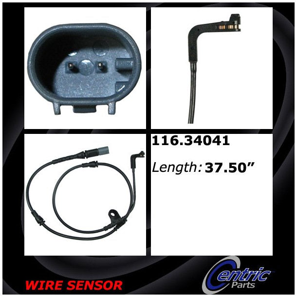Centric 116.34041 Disc Brake Pad Wear Sensor - Front