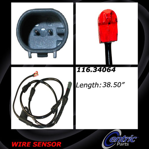 Centric 116.34064 Disc Brake Pad Wear Sensor - Front