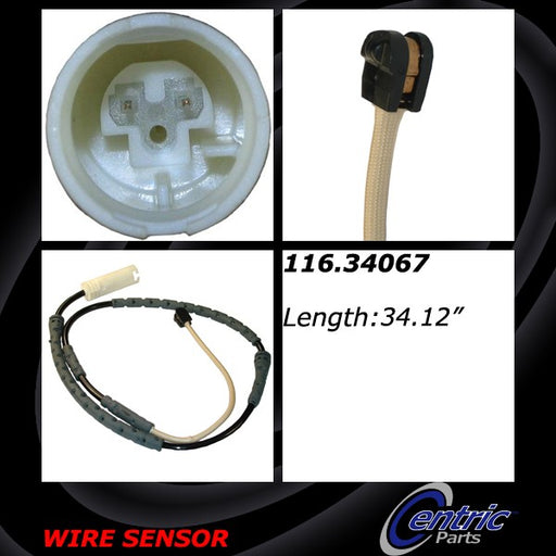 Centric 116.34067 Disc Brake Pad Wear Sensor - Front
