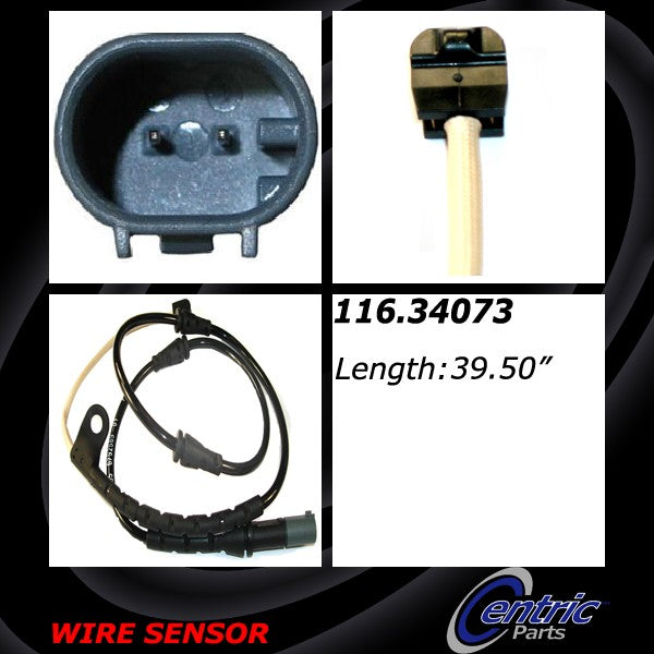 Centric 116.34073 Disc Brake Pad Wear Sensor - Front