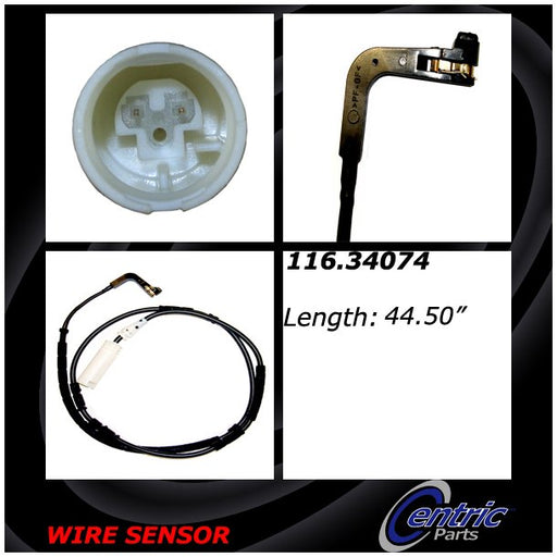 Centric 116.34074 Disc Brake Pad Wear Sensor - Rear