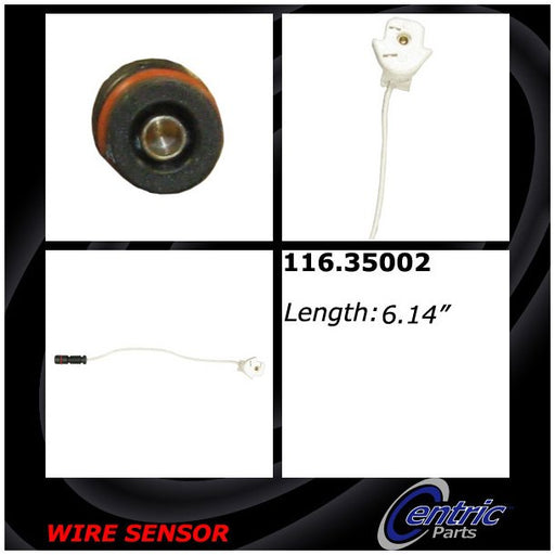 Centric 116.35002 Disc Brake Pad Wear Sensor - Front