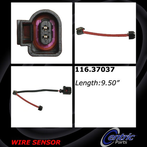Centric 116.37037 Disc Brake Pad Wear Sensor - Rear