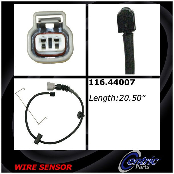 Centric 116.44007 Disc Brake Pad Wear Sensor - Front or Front Right