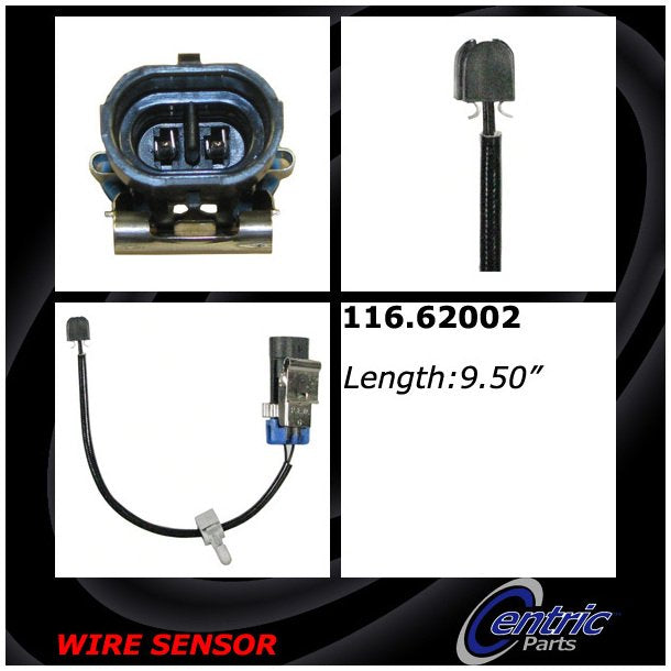 Centric 116.62002 Disc Brake Pad Wear Sensor - Rear
