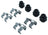 Centric 117.44098 Disc Brake Hardware Kit - Rear