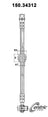 Centric 150.34312 Brake Hydraulic Hose - Rear