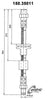 Centric 150.35011 Brake Hydraulic Hose - Front