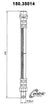 Centric 150.35014 Brake Hydraulic Hose - Front
