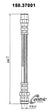 Centric 150.37001 Brake Hydraulic Hose - Front