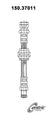 Centric 150.37011 Brake Hydraulic Hose - Front