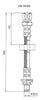 Centric 150.38306 Brake Hydraulic Hose - Rear Left