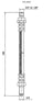 Centric 150.39001 Brake Hydraulic Hose - Front or Front Lower