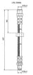 Centric 150.39006 Brake Hydraulic Hose - Front