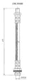 Centric 150.39300 Brake Hydraulic Hose - Front or Rear