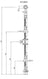 Centric 150.40040 Brake Hydraulic Hose - Front Left or Front Right