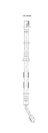 Centric 150.40068 Brake Hydraulic Hose - Front Right