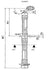 Centric 150.40079 Brake Hydraulic Hose - Front Right