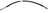 Centric 150.40360 Brake Hydraulic Hose - Rear Left