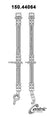 Centric 150.44064 Brake Hydraulic Hose - Front Left