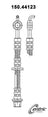 Centric 150.44123 Brake Hydraulic Hose - Front Right