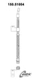 Centric 150.51004 Brake Hydraulic Hose - Front Left