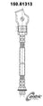 Centric 150.61313 Brake Hydraulic Hose - Rear