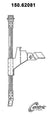 Centric 150.62081 Brake Hydraulic Hose - Front Left