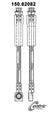 Centric 150.62082 Brake Hydraulic Hose - Front Right or Rear Left Lower