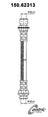 Centric 150.62313 Brake Hydraulic Hose - Rear
