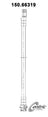 Centric 150.66319 Brake Hydraulic Hose - Rear Lower, Rear Right or Rear Right Lower